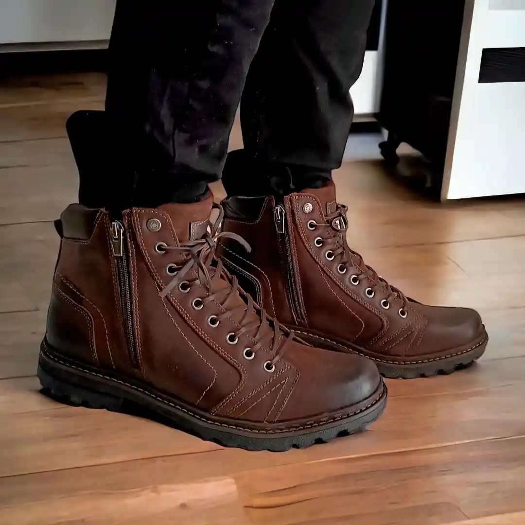 Coturno Freeway Horse Couro Masc Ad